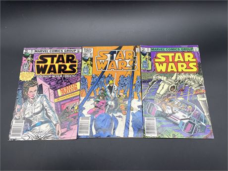 ASSORTED STAR-WARS COMICS #60 FRONT PAGE DEFICIENCIES