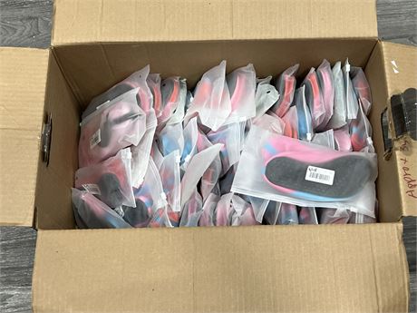 BOX OF NEW WATERSHOES - MISC SIZES