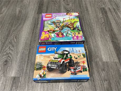 2 OPEN BOX LEGO SETS #41121 & #60115