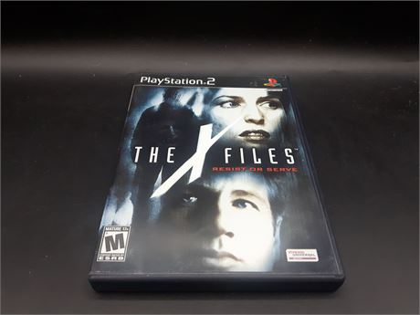 THE X-FILES - CIB - EXCELLENT CONDITION - PS2