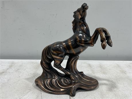 LARGE METAL HORSE FIGURE (16” tall)