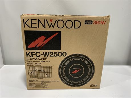 KENWOOD SUBWOOFER FROM 90s (in box never used)