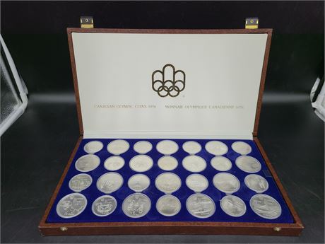 1976 CANADIAN OLYMPIC 925 SILVER COIN SET