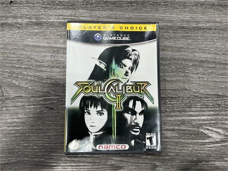 SOUL CALIBUR 2 FOR GAMECUBE COMPLETE WITH INSTRUCTIONS