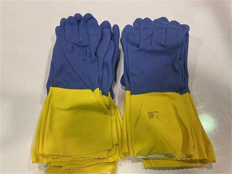 12 PAIR CLEANING GLOVES - 13” LENGTH