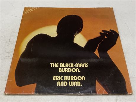 THE BLACK MANS BURDON - DOUBLE ALBUM 2LP WEST GERMAN PRESSING - (E) EXCELLENT