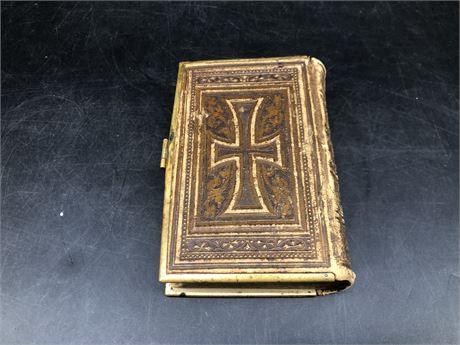 SMALL ANTIQUE HOLY BIBLE "6 inch"