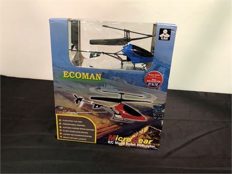 (NEW) MICRO GEAR HELICOPTER TOY