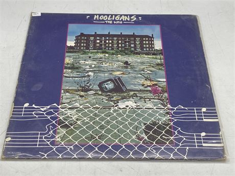 THE WHO - HOOLIGANS 2LP - VG+
