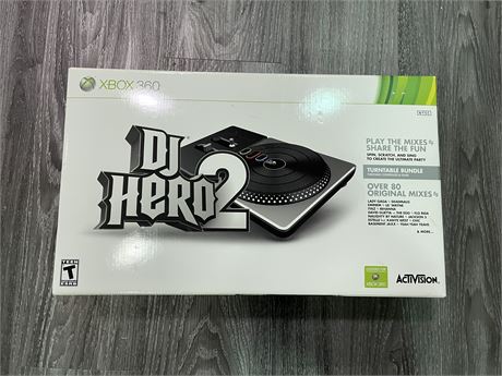DJ HERO 2 FOR XBOX360 (GREAT CONDITION)