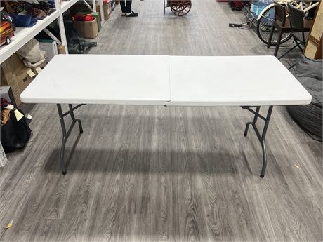 COLLAPSABLE TABLE (6ft long)