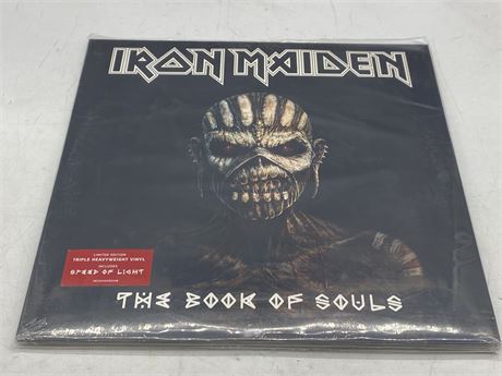 SEALED - IRON MAIDEN - THE BOOK OF SOULS 3LP