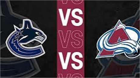 2 TICKETS - VANCOUVER CANUCKS VS COLORADO AVALANCHE (WED. MARCH 13TH @ 7PM)