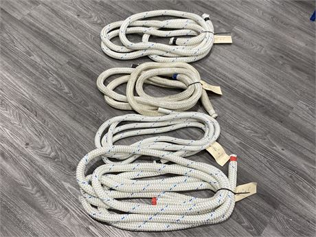 5 LENGTHS OF ROPE (Size in pics)