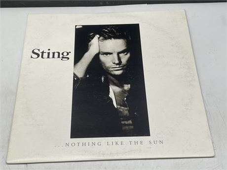 STING - NOTHING LIKE THE SUN 2 LP - EXCELLENT (E)