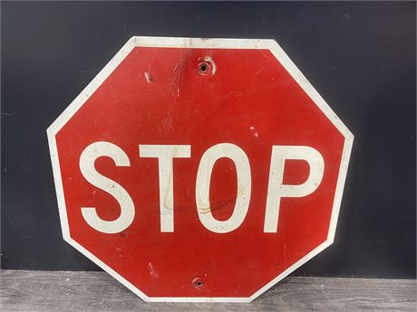 SHEET METAL STOP SIGN 24”x24”