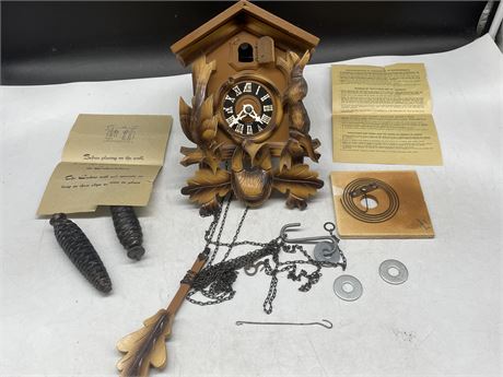 CUCKOO CLOCK COMPLETE (AS IS)