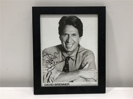 SIGNED DAVID BRENNER PICTURE 10X12”