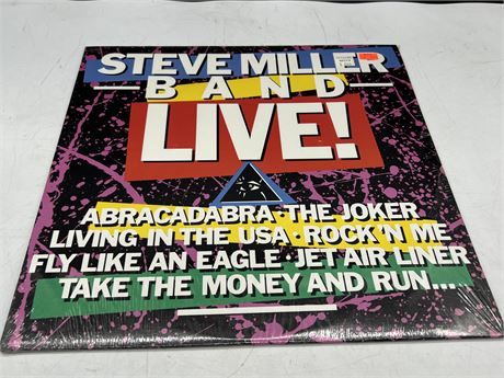 SEALED OLD STOCK - STEVE MILLER BAND - LIVE!