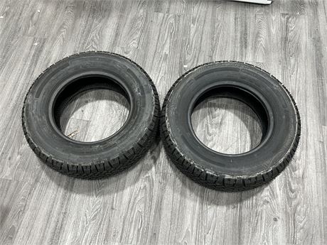 2 NEW NORDIC WINTER TIRES SIZE P185/70R13