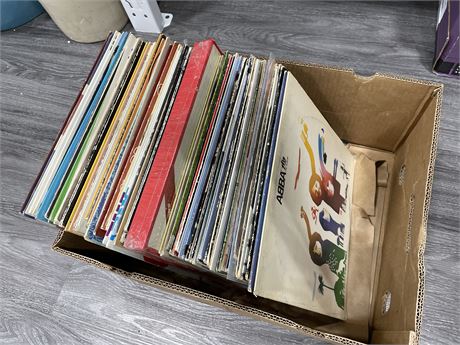 MISC BOX OF RECORDS (MOSTLY SCRATCHED)
