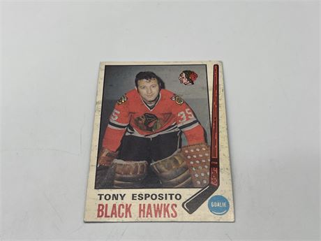 1969-70 OPC TONY ESPOSITO ROOKIE CARD