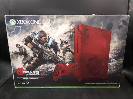 LIMITED EDITION GEARS OF WAR 2TB XBONE SLIM CONSOLE - CIB - EXCELLENT CONDITION
