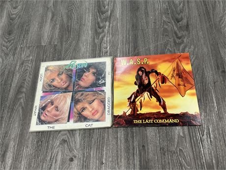 POISON / WASP RECORDS - VG+