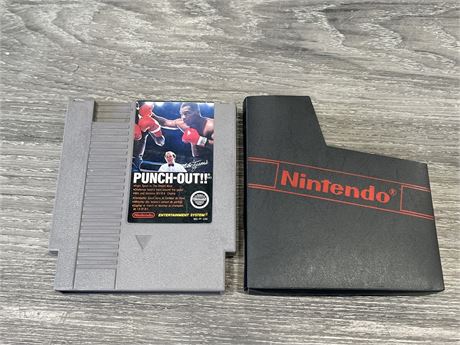 NES MIKE TYSON PUNCH OUT W/ SLEEVE
