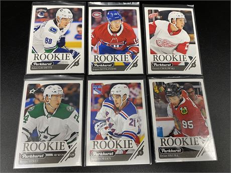 6 MISC. ROOKIE CARDS