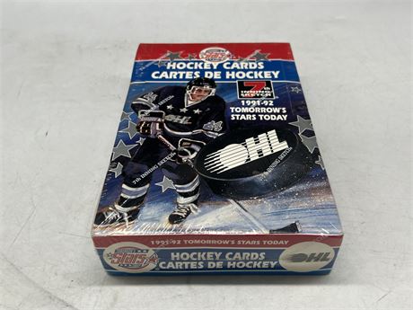 SEALED 1991/92 OHL CARD BOX