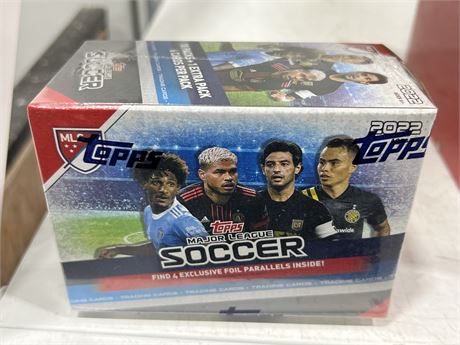 SEALED TOPPS 2022 MLS CARD BOX