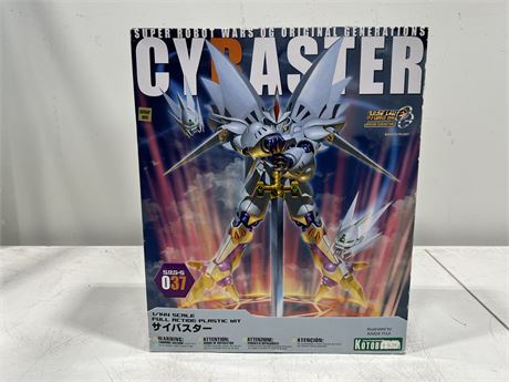 NEW OPEN BOX 1/144 SCALE CYBASTER FULL ACTION PLASTIC KIT