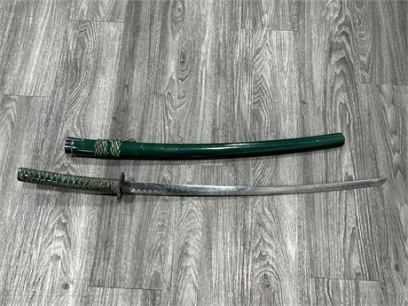 STAINLESS STEEL SAMURAI SWORD (37”)