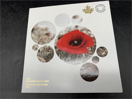 2015 REMEMBRANCE DAY ROYAL CANADIAN MINT COIN SET