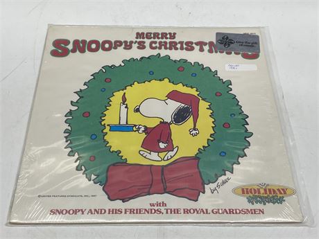 SEALED 1980 SNOOPY’S MERRY CHRISTMAS