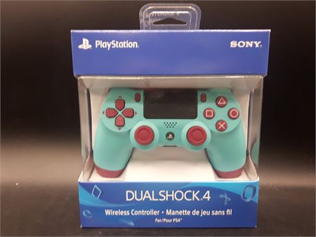 SEALED - RARE BERRY BLUE PS4 DUALSHOCK CONTROLLER