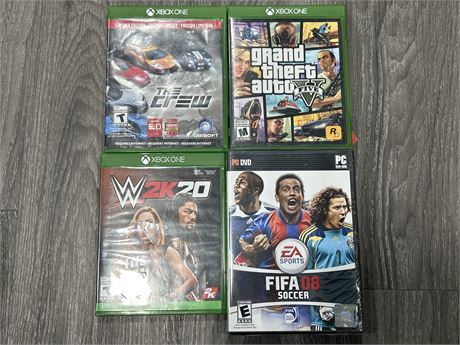 XBOX/PC GAME LOT - FIFA IS SEALED
