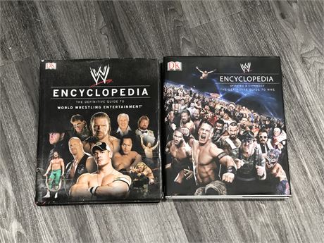 2 WWE ENCYCLOPEDIA BOOKS