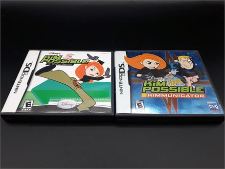 KIM POSSIBLE - TWO GAMES (NINTENDO DS)