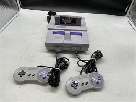 SNES COMPLETE SYSTEM + 1 GAME