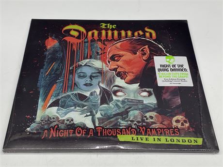 SEALED 1ST EDITION PRESSING THE DAMNED - A NIGHT OF A THOUSAND VAMPIRES 2LP