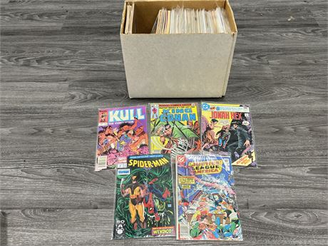BOX OF MISC COMICS - MOSTLY VINTAGE