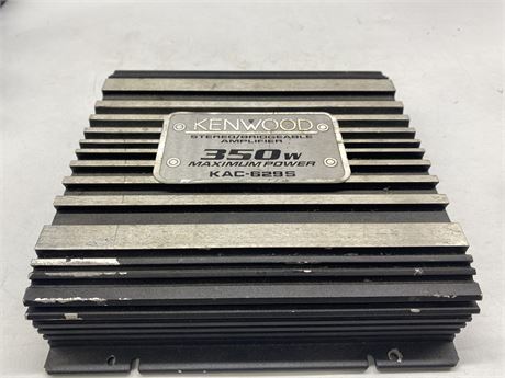 KENWOOD 350w KAC-629S BRIDGEABLE AMP (9” wide x 9” deep)