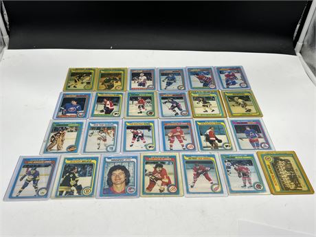 (25) 1978/79 OPC NHL CARDS