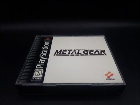 METAL GEAR SOLID - VERY GOOD CONDITION - PLAYSTATION ONE