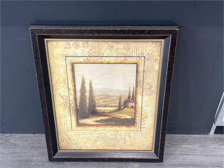 LANDSCAPE PICTURE IN FRAME BY MARK ST JOHN 24”x28”
