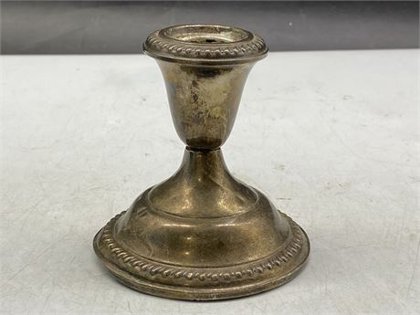 STERLING SILVER CANDLESTICK (3.5”)