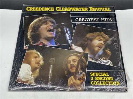 CREEDENCE CLEARWATER REVIVAL - GREATEST HITS 3LP - VG+