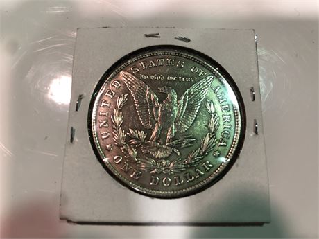 SILVER AMERICAN 1 DOLLAR COIN (1880)